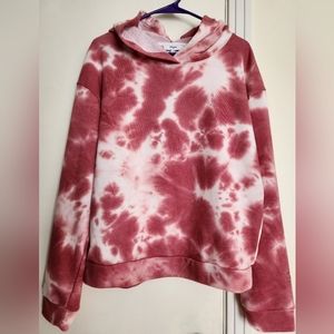 NEW Anthropologie Suncoo Paris tie dye pink sweatshirt
